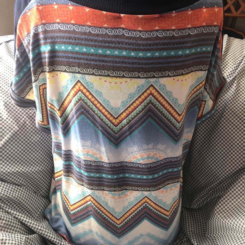 Raw edge women tops